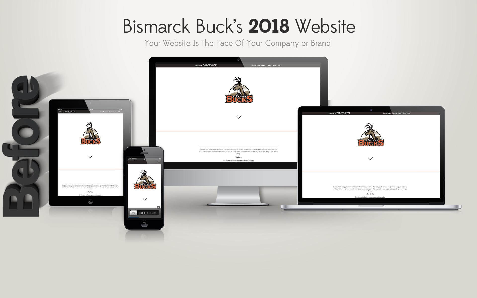 Website Redesign Before and After
